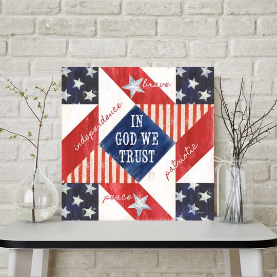 Courtside Market® Celebrate 250™ Wounded Warrior Project® Patriotic Gallery-Wrapped Canvas Wall Art
